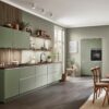 Nobilia-moderne-Kuechenzeile-mit-Hochschrank-Olive