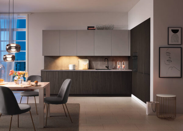 Haecker Design Kuechenzeile Walnuss