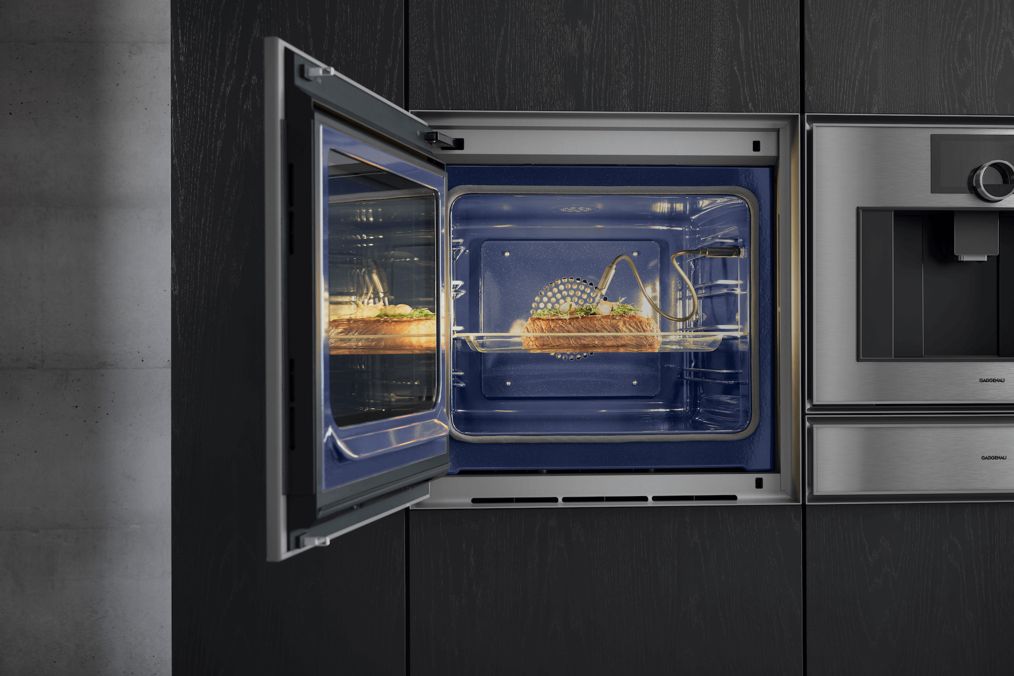 Gaggenau Backofen Serie Expressive mit blauem Email
