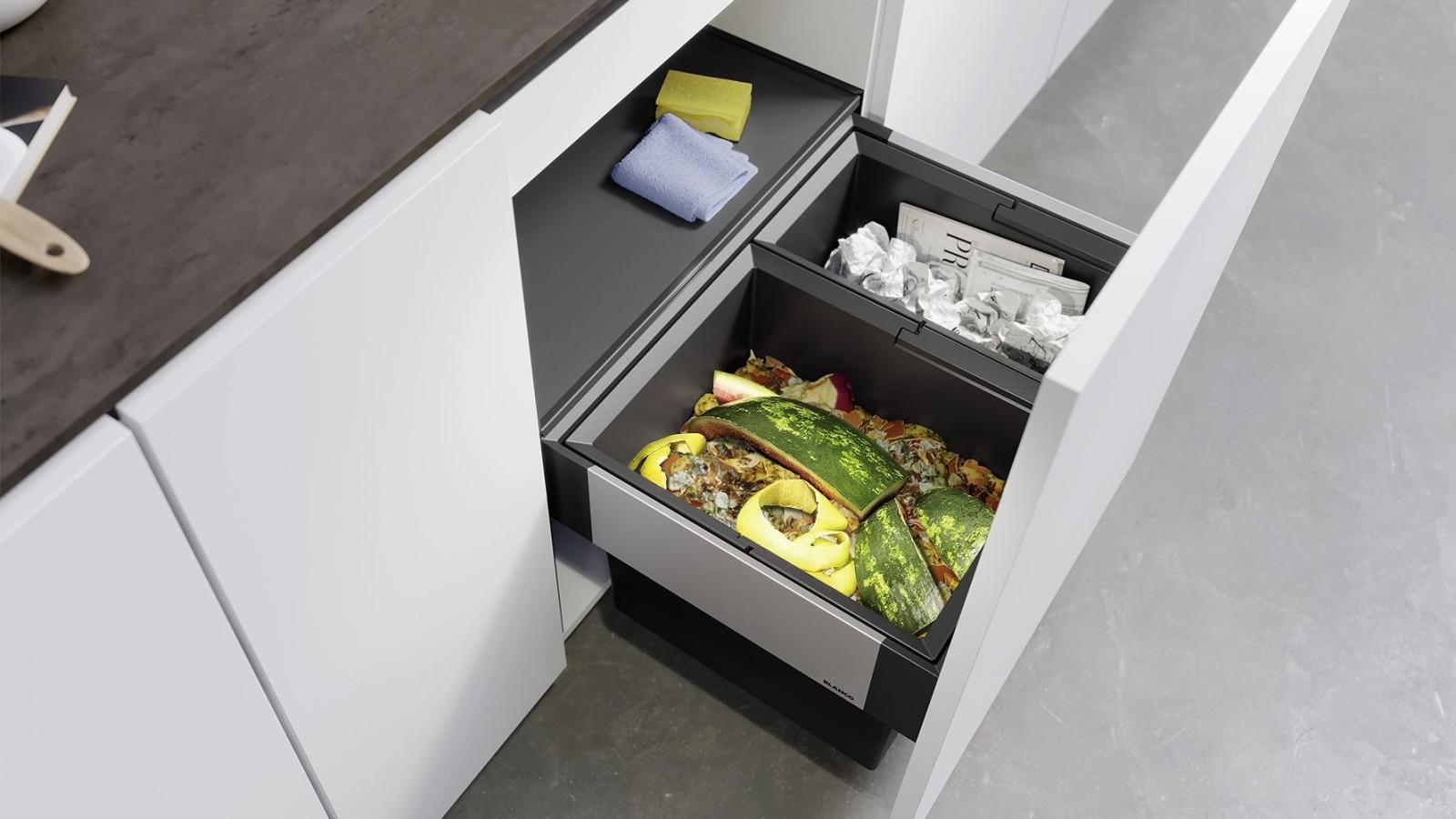 Blanco Mülltrennung im Unterschrank
