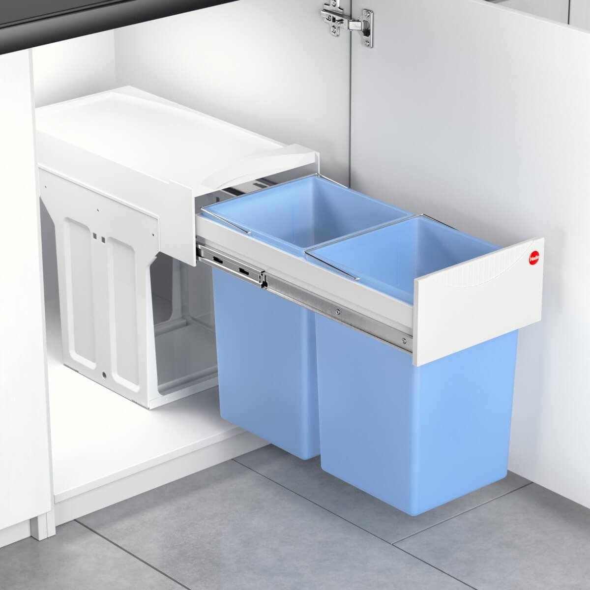 Hailo Mülltrennsystem hellblau