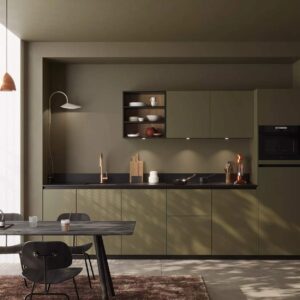 Rotpunkt Design Küchenzeile Olive Green